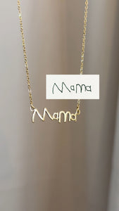 *PRE-ORDER Custom Handwritten / Font Script Gold Filled Necklace