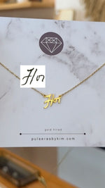 Load image into Gallery viewer, *PRE-ORDER Custom Handwritten / Font Script Gold Filled Necklace
