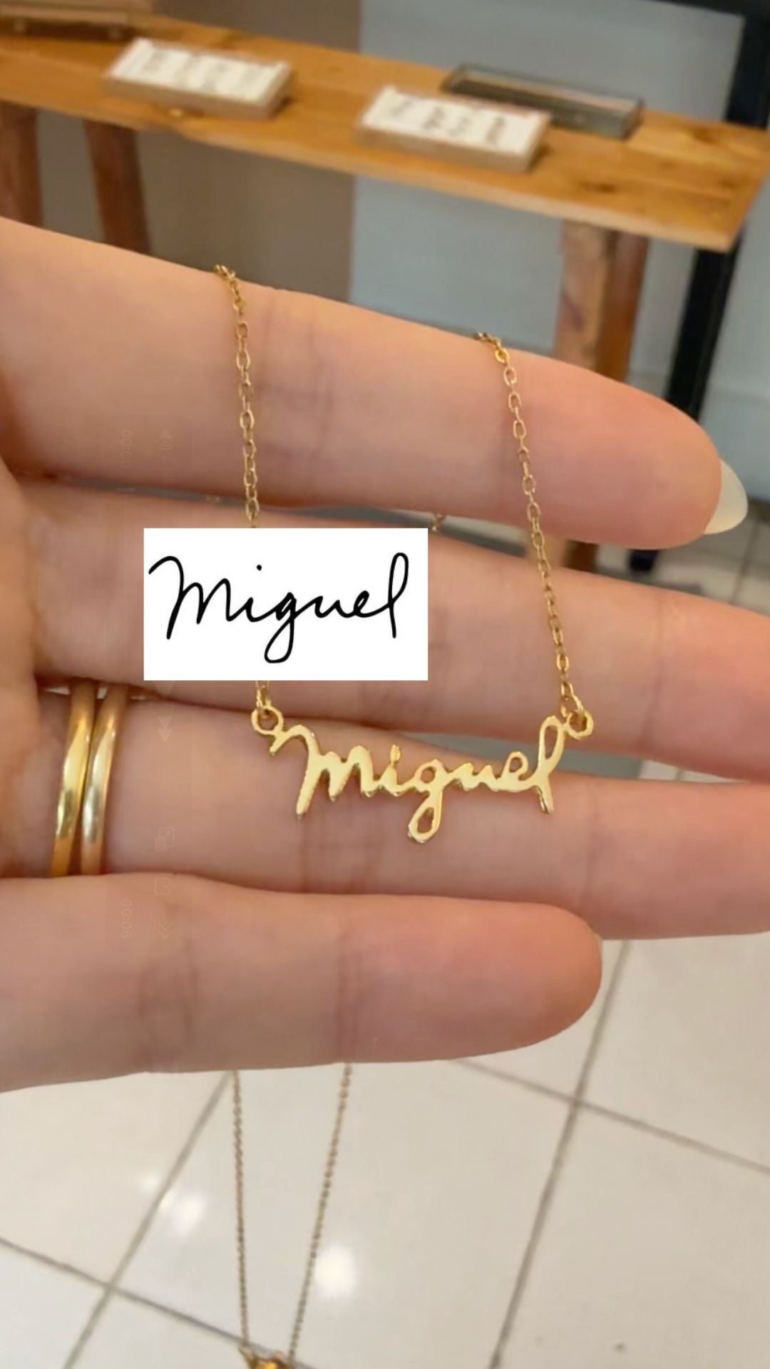 *PRE-ORDER Custom Handwritten / Font Script Gold Filled Necklace