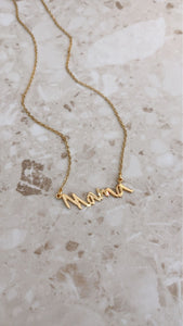 *PRE-ORDER Custom Handwritten / Font Script Gold Filled Necklace