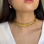 Load image into Gallery viewer, Malleable Necklace - choker, bracelet
