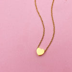 Load image into Gallery viewer, 3D Heart Gold Filled Necklace

