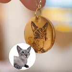 Load image into Gallery viewer, Single Sided Lazer Engraved 20MM Disc Necklace - LINE ART
