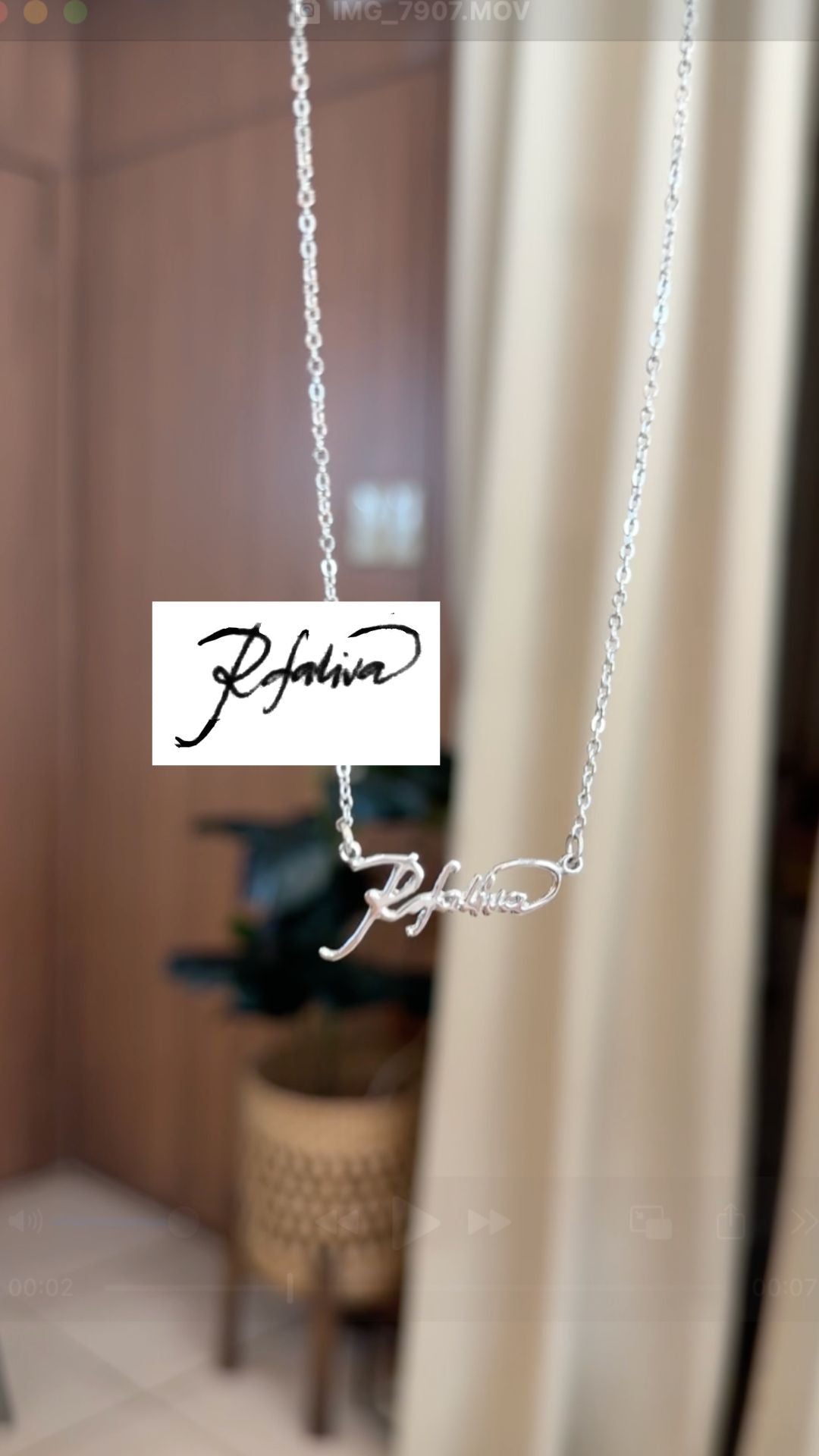 *PRE-ORDER Custom Handwritten / Font Script Gold Filled Necklace