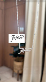 Load image into Gallery viewer, *PRE-ORDER Custom Handwritten / Font Script Gold Filled Necklace
