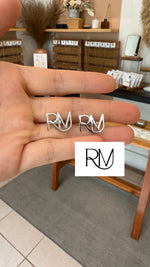 Load image into Gallery viewer, *PRE-ORDER Script Initial Cufflinks
