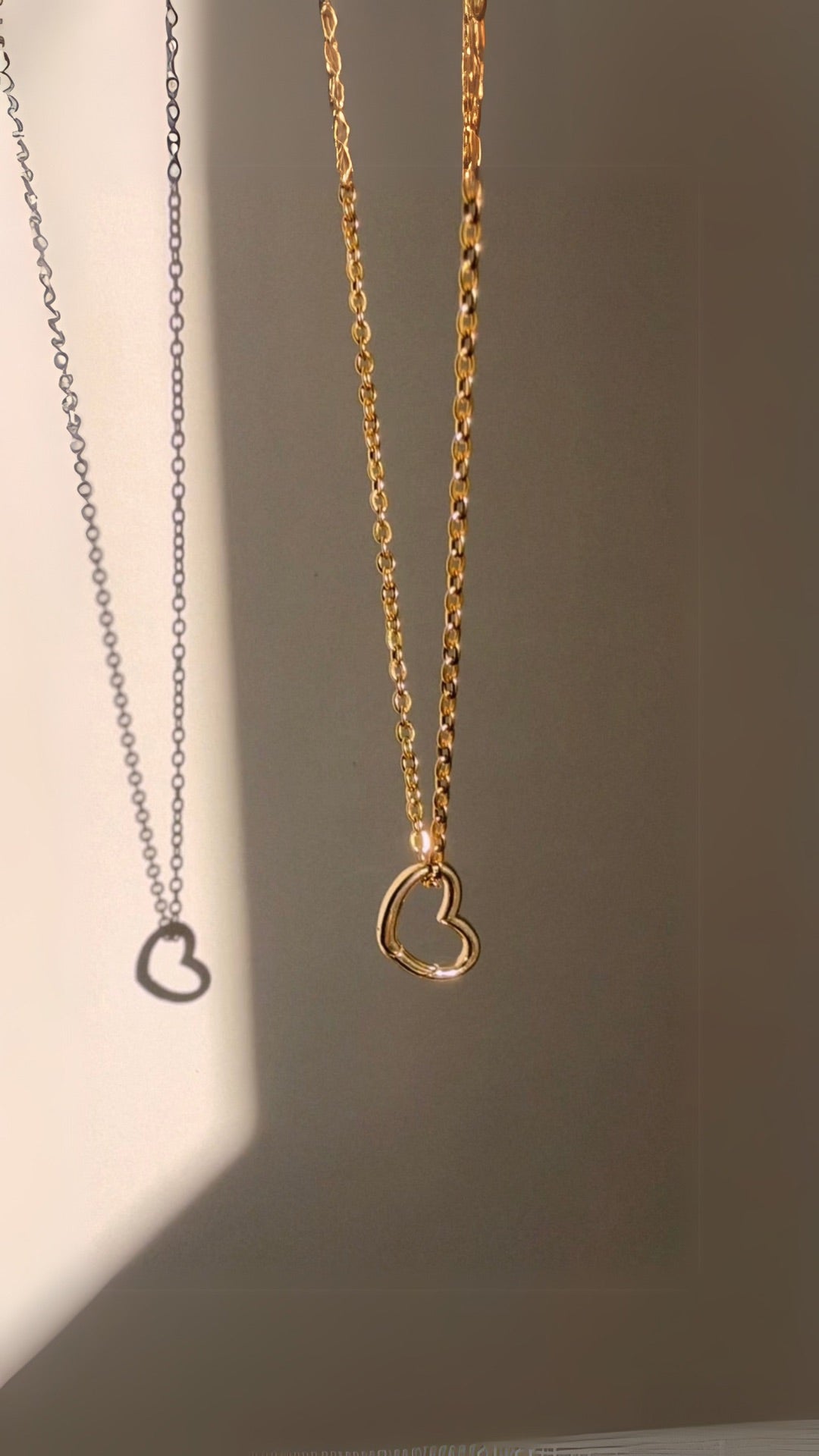 *PRE-ORDER LIMITED VDAY Gold Filled Ring Keeper Necklace in Heart