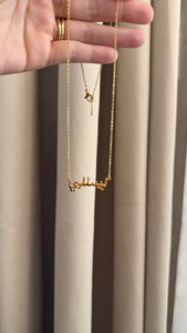*PRE-ORDER Custom Foreign Language Gold Filled Necklace