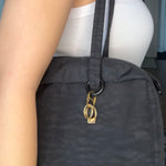 Load image into Gallery viewer, LIMITED DUAL LOCK Gold Filled S-Shaped Ring Keeper Necklace
