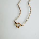 Load image into Gallery viewer, Gold Filled Ring Keeper Necklace Clasp Version
