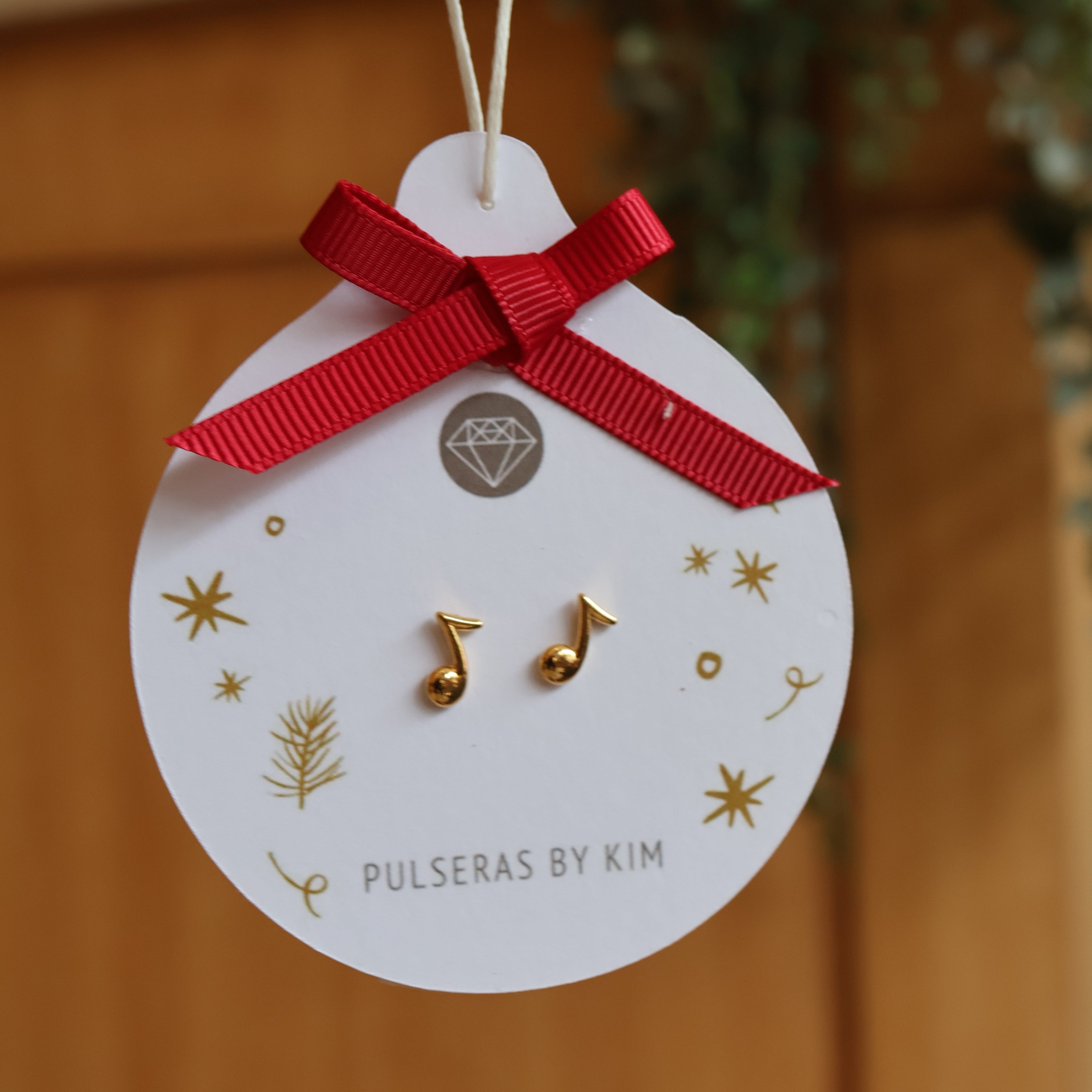 LIMITED HOLIDAY Music Note Stud Earrings