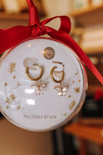 Load image into Gallery viewer, LIMITED HOLIDAY Butterfly Sparkle Hoops
