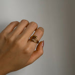 Load image into Gallery viewer, Fluid Gold Filled Ring : Current
