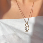 Load image into Gallery viewer, *PRE-ORDER LIMITED VDAY Gold Filled Ring Keeper Necklace in Heart
