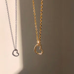 Load image into Gallery viewer, *PRE-ORDER LIMITED VDAY Gold Filled Ring Keeper Necklace in Heart
