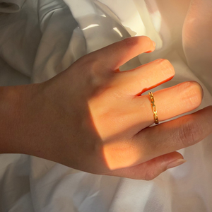 Braided Gold Filled Ring