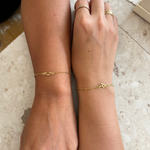 Load image into Gallery viewer, *PRE-ORDER Mini Sideways Initial Gold Filled Bracelet
