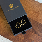 Load image into Gallery viewer, Valentine's Day Heart Hoop Earrings

