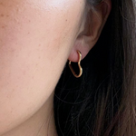 Load image into Gallery viewer, Valentine's Day Heart Hoop Earrings
