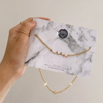 Load image into Gallery viewer, *PRE-ORDER Custom Script Necklace + Curb Chain Upgrade
