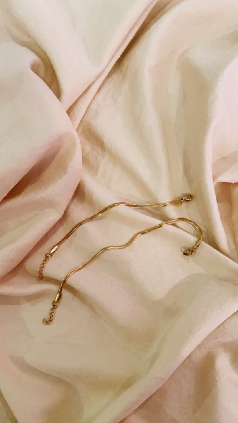 Snake Chain Gold Filled Bracelet