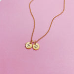 Load image into Gallery viewer, Duo Zodiac Gold Filled Necklace
