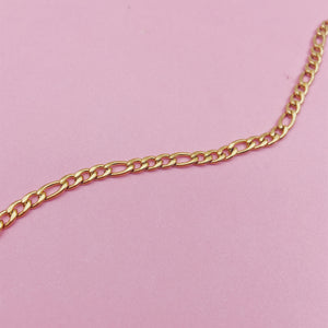 Thick Figaro Chain Gold Filled Necklace