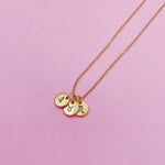 Load image into Gallery viewer, Trio Zodiac Gold Filled Necklace
