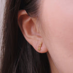Load image into Gallery viewer, 3-Star Stud Earrings
