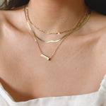 Load image into Gallery viewer, Lazer Engraved Floating Bar Necklace (4 Names / Words)
