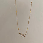 Load image into Gallery viewer, *PRE-ORDER Custom Script Necklace + Beaded Chain Upgrade
