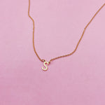 Load image into Gallery viewer, *PRE-ORDER Upright Mini Initial Gold Filled Necklace

