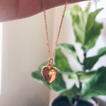 Load image into Gallery viewer, Monogram Puffy Heart Gold Filled Necklace (1 character)
