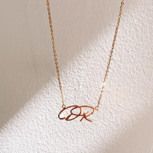 *PRE-ORDER Custom Handwritten / Font Script Gold Filled Necklace ...