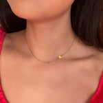 Load image into Gallery viewer, *LIMITED VDAY Flat Sideways Heart Gold Filled Necklace
