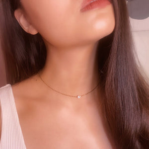 Mini Faux Pearl Necklace / Choker