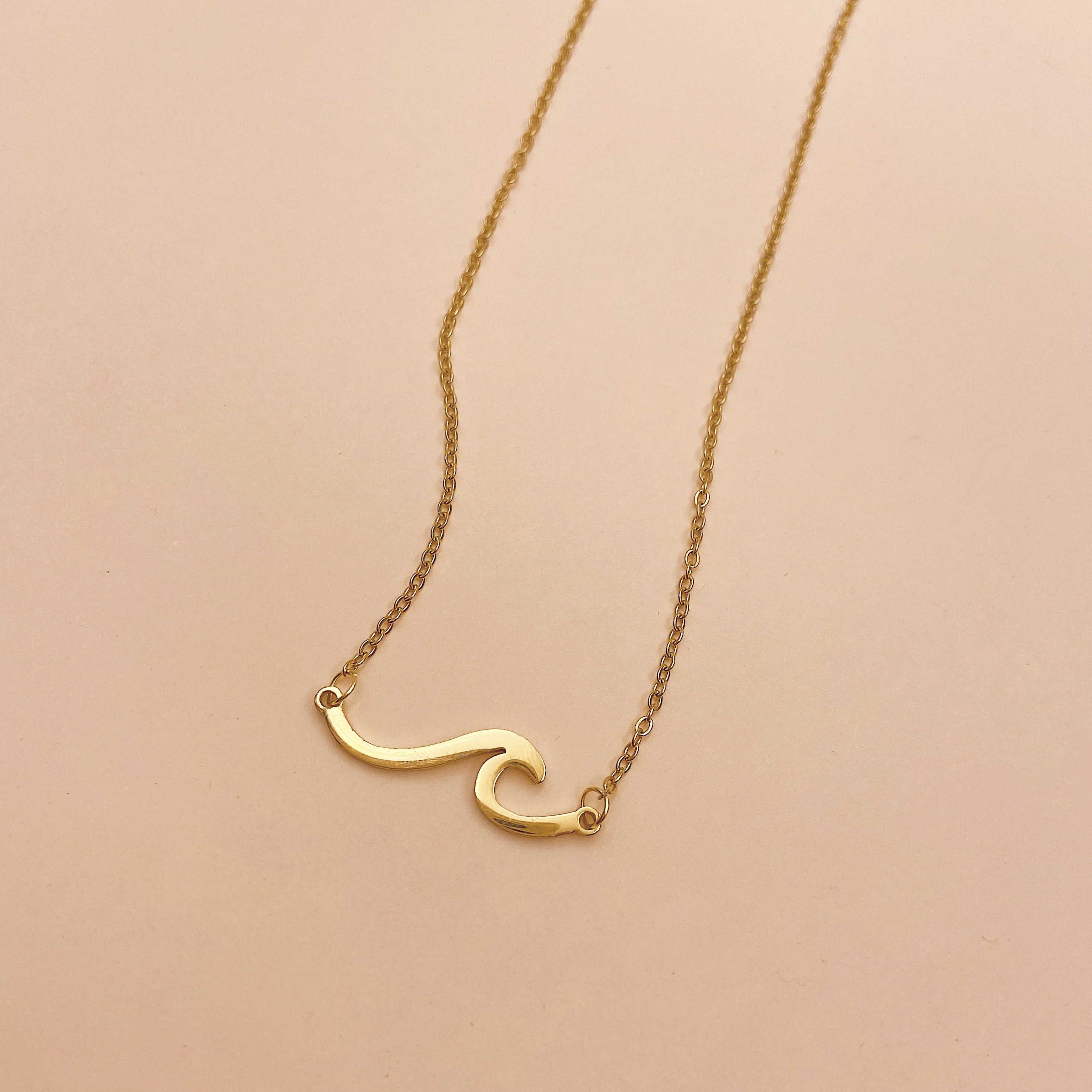 Wave Gold Filled Necklace