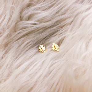 Monstera Leaf Stud Earrings