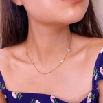 Load image into Gallery viewer, *PRE-ORDER Quadruple Mini Initial Gold Filled Necklace
