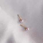 Load image into Gallery viewer, Mini Faux Pearl Stud Earrings
