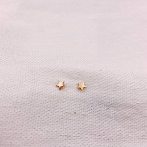 Tiny Star Stud Earrings