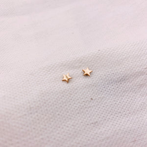 Tiny Star Stud Earrings