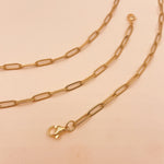 Load image into Gallery viewer, Paperlink Chain Gold Filled Necklace / Choker
